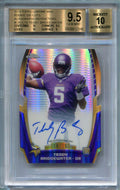 DELETE 111796 2014 Topps Chrome Mini Refractor Teddy Bridgewater RC Auto 10/15 BGS 9.5 10