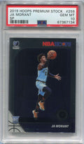 DELETE 111804 2019-20 Hoops Premium Stock Rookie Variations 259 Ja Morant Rookie SP PSA 10 GEM