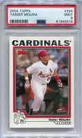 2004 Topps 324 Yadier Molina Rookie PSA 9 MINT