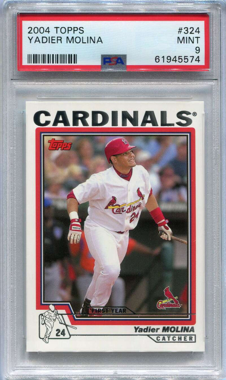 2004 Topps 324 Yadier Molina Rookie PSA 9 MINT