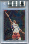 SOLD 111863 1996-97 Metal 236 Allen Iverson Rookie Auto BAS Beckett Certified