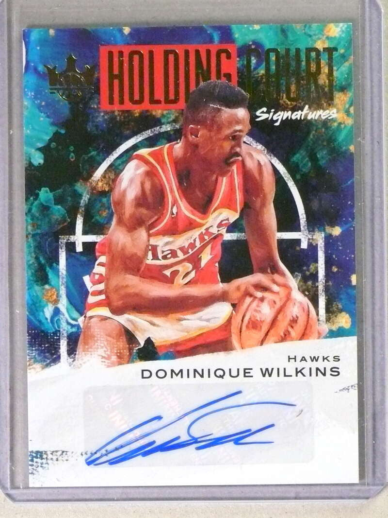 DELETE 112163 2020-21 Court Kings Holding Signatures Dominique Wilkins Autograph #D25/75