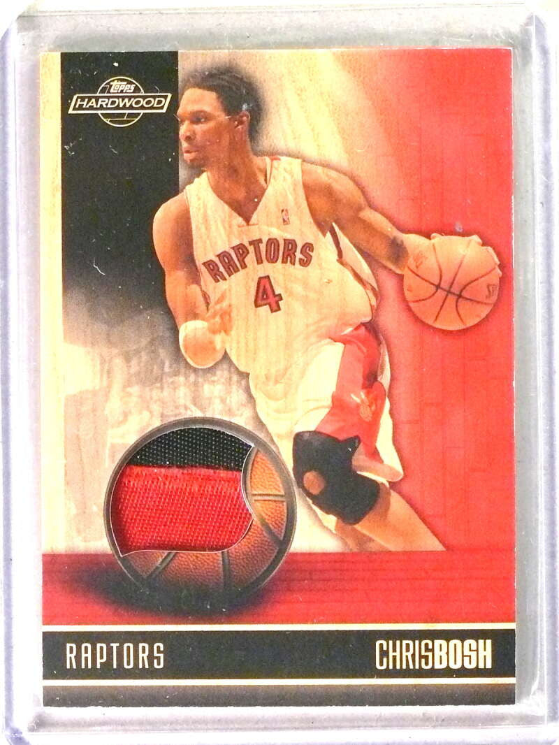 DELETE 112197 2008-09 Topps Hardwood Redwood Relics Chris Bosh Jersey Patch #D06/25