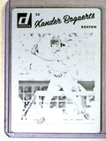 DELETE 112243 2017 Donruss Baseball Black Printing Plate Xander Bogaerts #D1/1 #60
