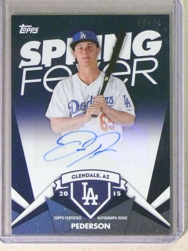 DELETE 112400 2015 Topps Spring Fever Joc Pederson Autograph Auto #D56/99 #SFAJPE