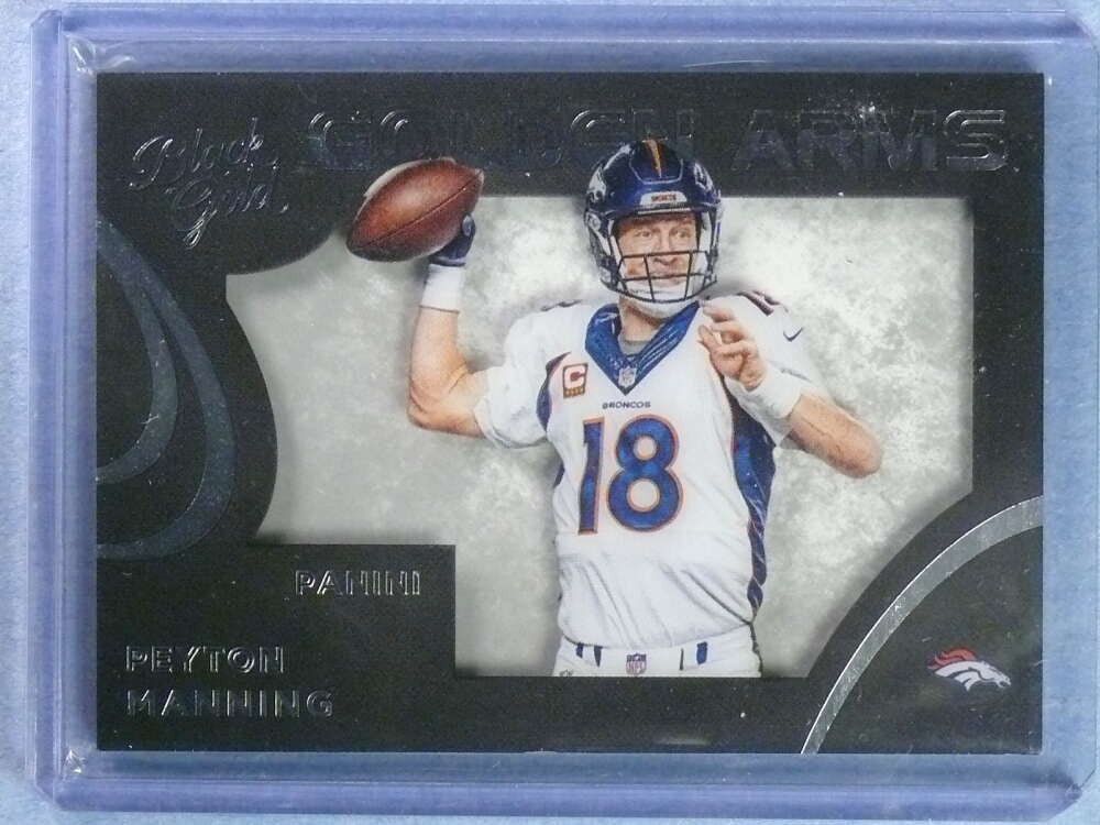 2015 Panini Black Gold Golden Arms White Peyton Manning #D28/99 #GA15