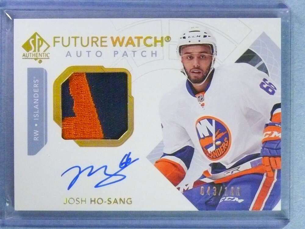 DELETE 112525 2017-18 SP Authentic Future Watch Josh Ho-Sang Patch Autograph RC #D43/100