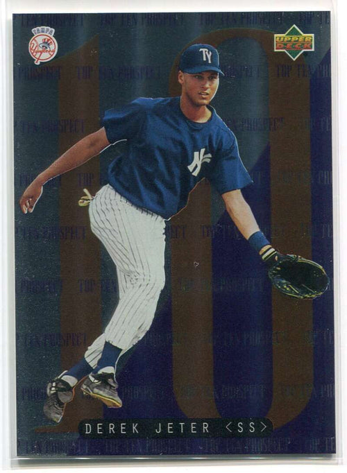1995 Upper Deck Minors Top 10 Prospects 1 Derek Jeter