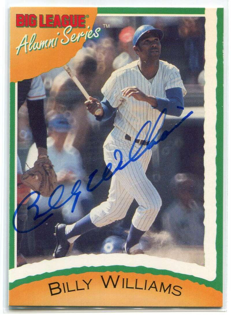 1996 Big League Chew BW Billy Williams Auto