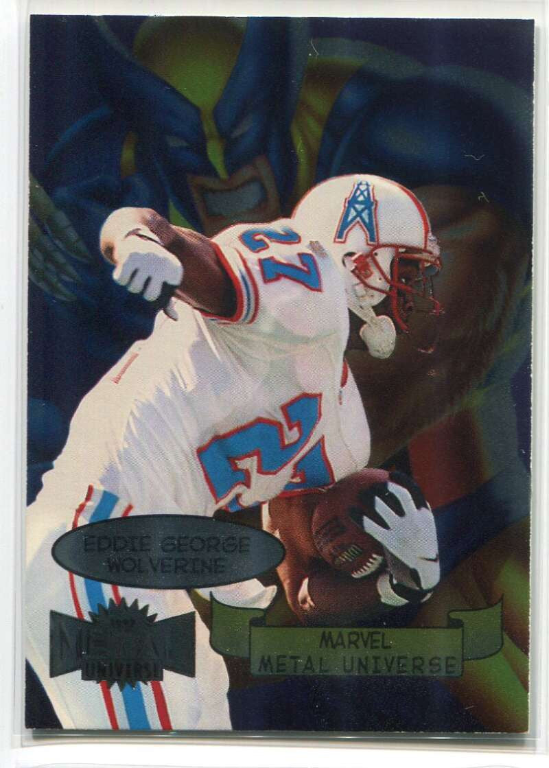 SOLD 113718 1997 Metal Universe Marvel Metal 4 Eddie George