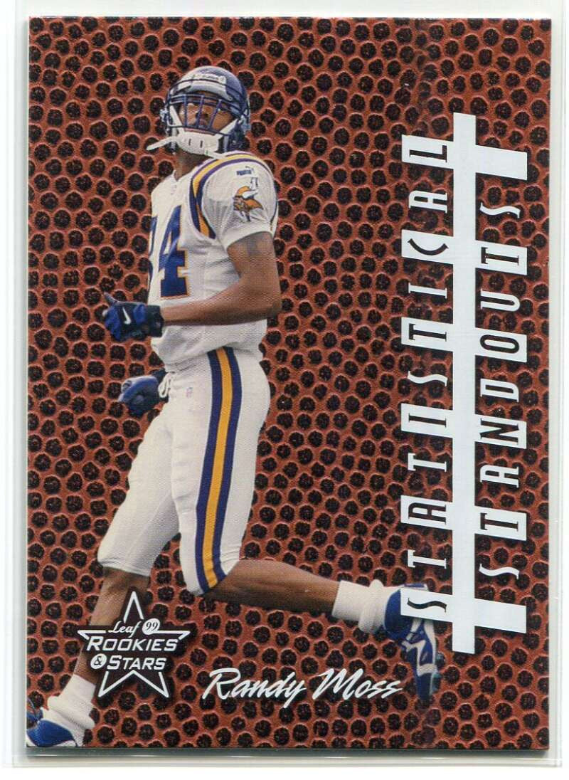 DELETE 113792 1999 Leaf Rookies &amp; Stars Statistical Standouts ss17 Randy Moss 433/1250