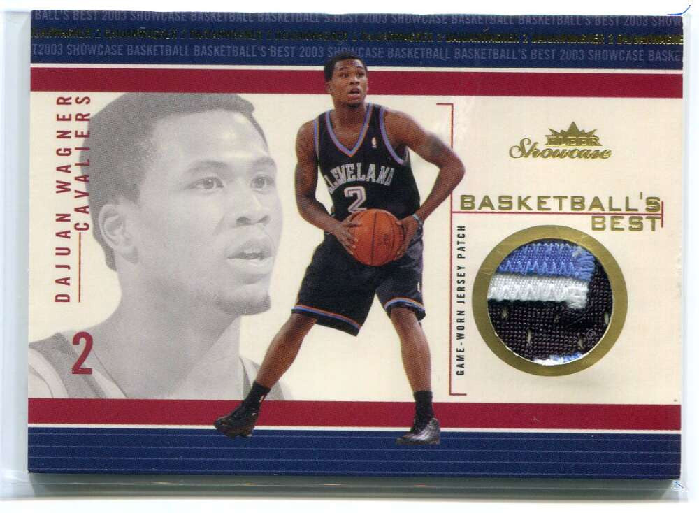 2003-04 Fleer Showcase Basketball's Best Memorabilia Dajuan Wagner Patch 47/50