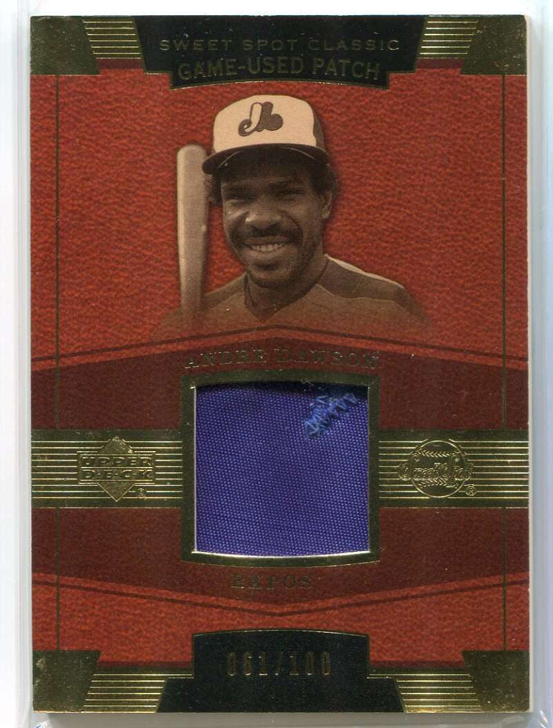 DELETE 113932 2004 Sweet Spot Classic Game Used Patch GUAD Andre Dawson Patch 61/100