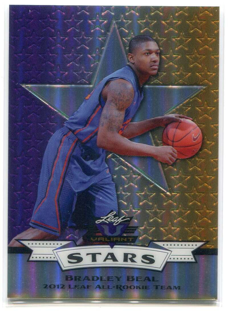 DELETE 114152 2012 Leaf Valiant Stars All-Rookie Team Purple s6 Bradley Beal Rookie 24/25