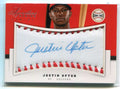 2012 Panini Signature Series Game Ball Signatures 56 Justin Upton Auto 5/10