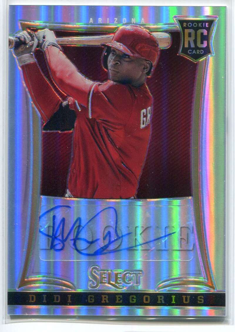 2013 Select Prizm Silver Refractor 208 Didi Gregorius Rookie Auto 92/99