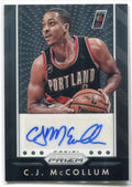 2015-16 Panini Prizm Autographs 9 C. J. McCollum Auto