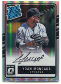 DELETE 114345 2017 Donruss Optic Rated Rookies Signatures Holo Yoan Moncada Rookie Auto 63/99