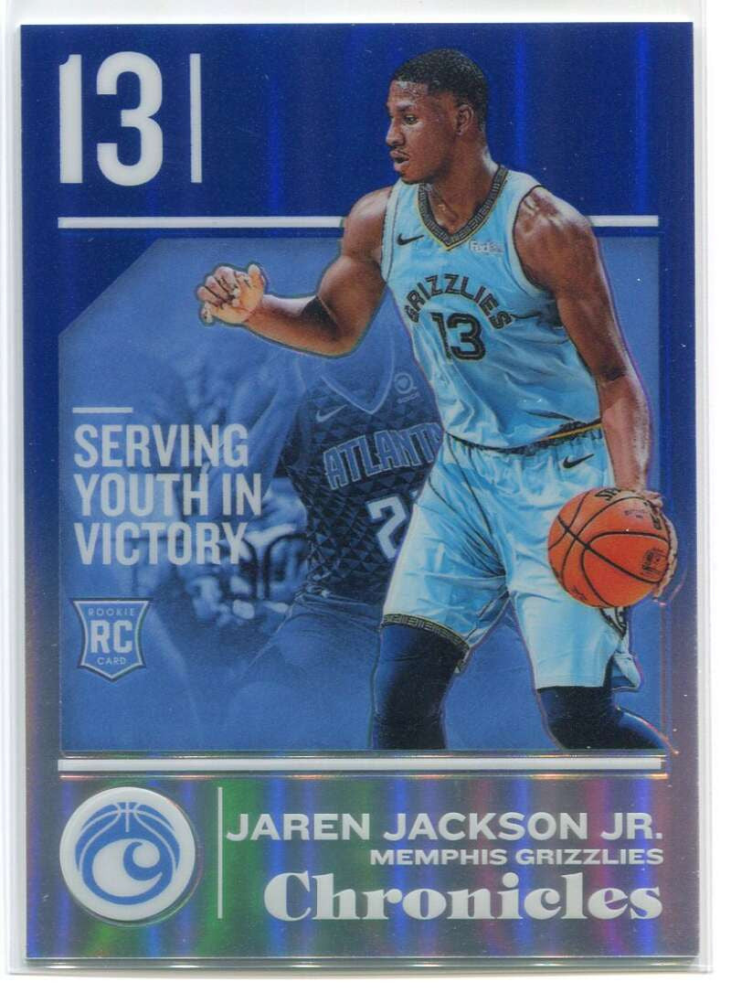 DELETE 114484 2018-19 Panini Chronicles Blue 524 Jaren Jackson Jr. OptiChrome Rookie 27/99