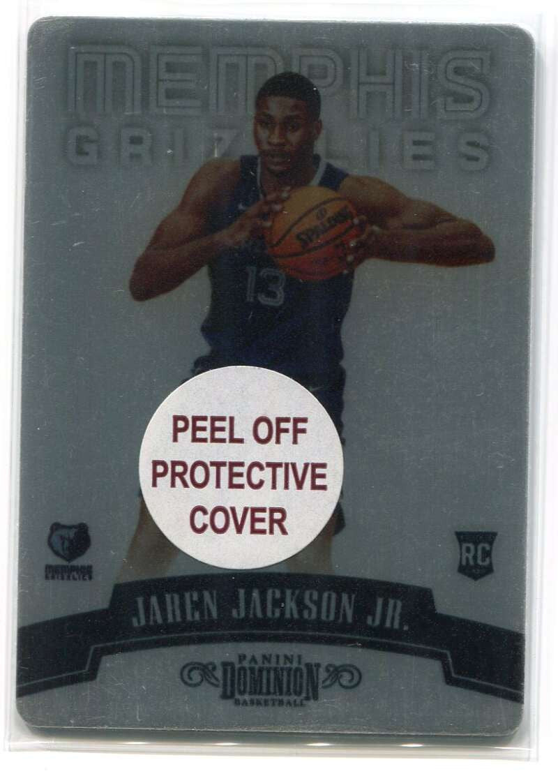 DELETE 114492 2018-19 Panini Dominion 136 Jaren Jackson Jr. MET Rookie 36/199 Metal