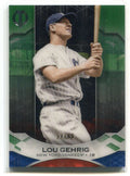2019 Topps Tribute Green 5 Lou Gehrig 39/99