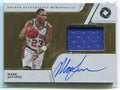 2019-20 Panini Opulence Golden Autographed 15 Mark Aguirre Jersey Auto 14/49