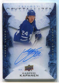 2020-21 Upper Deck Trilogy Crystallized Signatures CKK Kasperi Kapanen Auto