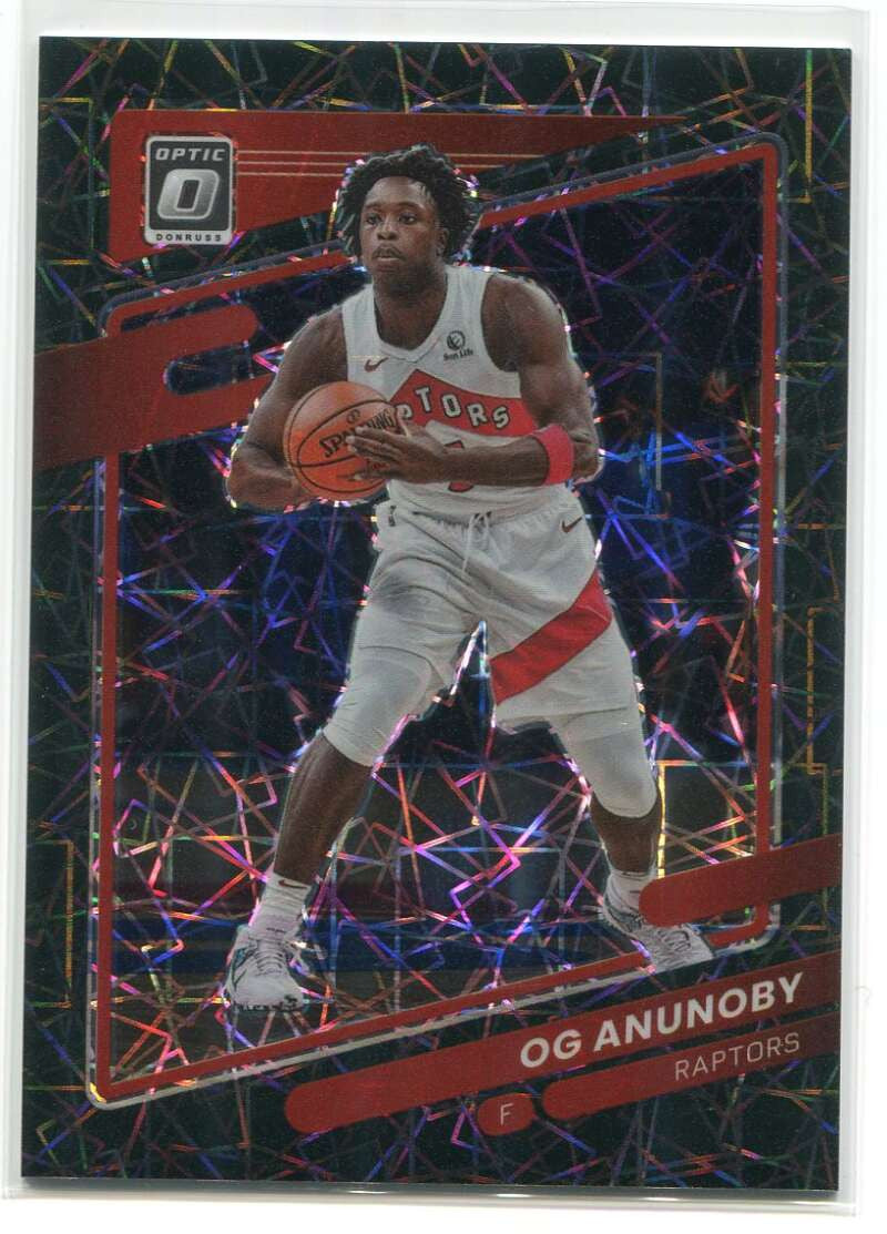 2021-22 Donruss Optic Black Velocity Refractor 119 OG Anunoby 19/39