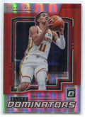 DELETE 114812 2021-22 Donruss Optic Elite Dominators Red Refractor 11 Trae Young 43/99