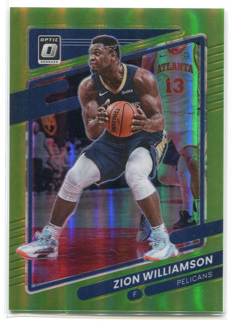 DELETE 114824 2021-22 Donruss Optic Lime Green Refractor 95 Zion Williamson 130/149