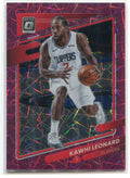 DELETE 114839 2021-22 Donruss Optic Pink Velocity Refractor 145 Kawhi Leonard 44/79
