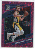 2021-22 Donruss Optic Pink Velocity Refractor 94 Domantas Sabonis 16/79
