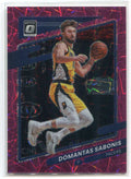 2021-22 Donruss Optic Pink Velocity Refractor 94 Domantas Sabonis 6/79