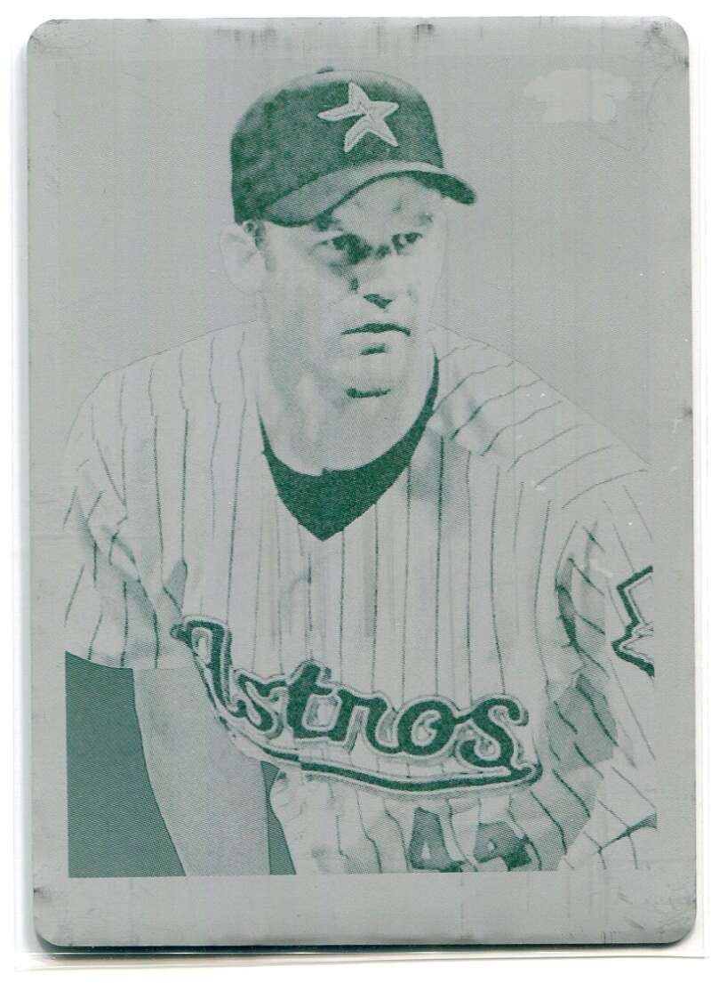 2009 Topps 206 Printing Plate Cyan 179 Roy Oswalt 1/1