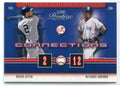 2003 Playoff Prestige Connections 100 43 Alfonso Soriano Derek Jeter 71/100