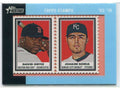 DELETE 115179 2011 Topps Heritage Framed Dual Stamps 116 Joakim Soria David Ortiz 27/62