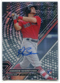 DELETE 115203 2017 Topps High Tek Autographs Blackout Andrew Benintendi Rookie Auto 46/50