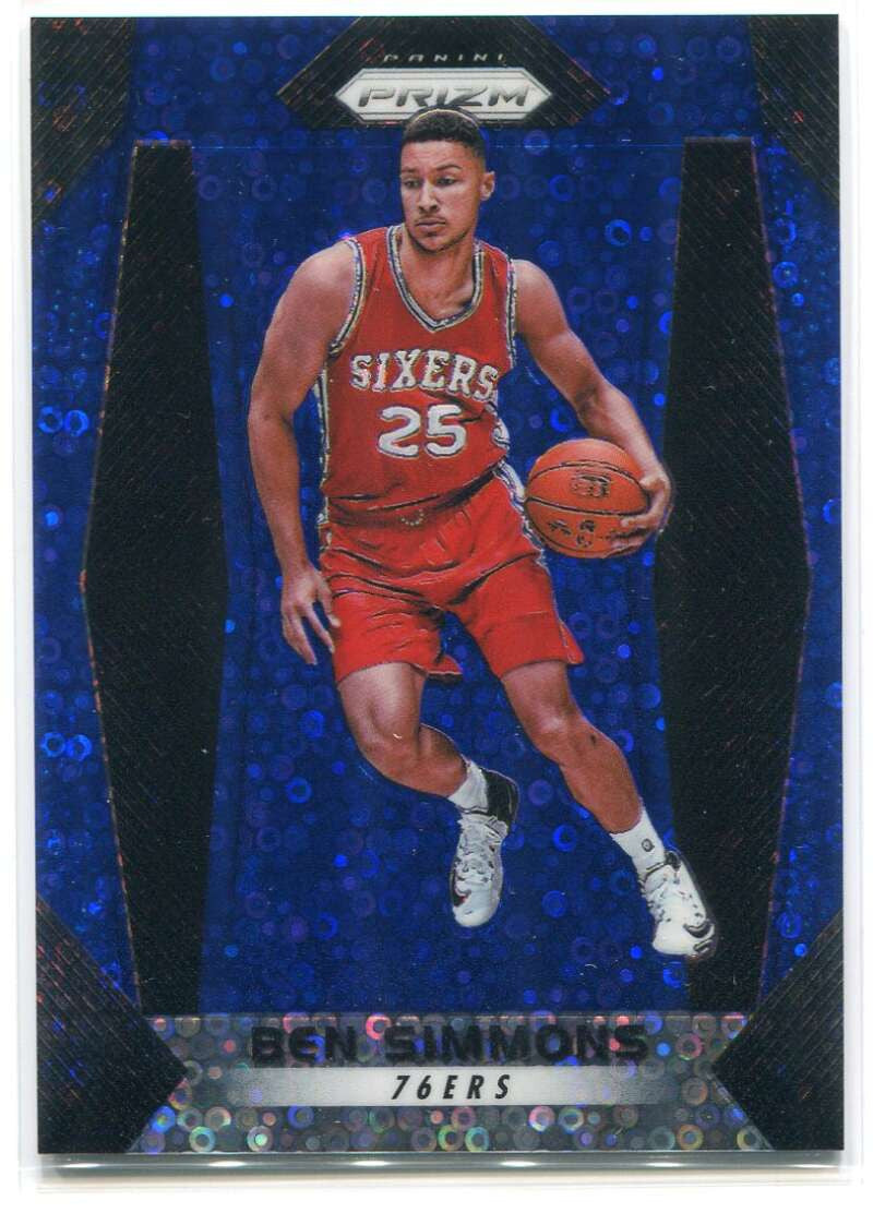 DELETE 115233 2017-18 Panini Prizm Prizms Fast Break Blue Refractor 9 Ben Simmons 139/175