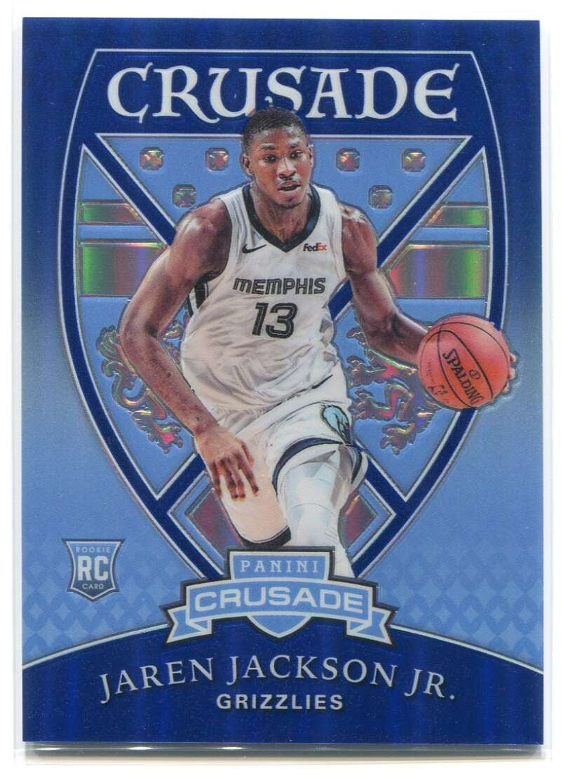 DELETE 115253 2018-19 Panini Chronicles Blue 547 Jaren Jackson Jr. Crusade Rookie 20/99