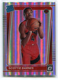DELETE 115262 2021-22 Donruss Optic Holo Refractor 186 Scottie Barnes RR Rated Rookie