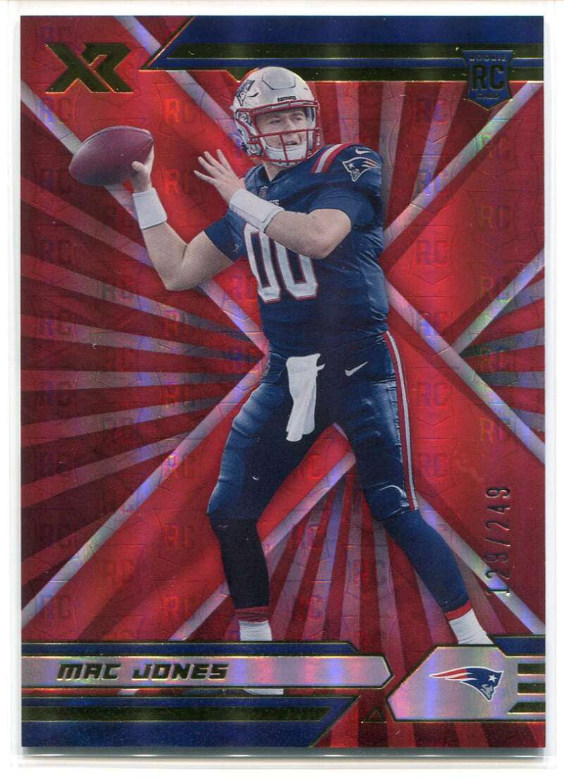 DELETE 115314 2021 Panini XR Red 114 Mac Jones Rookie 129/249