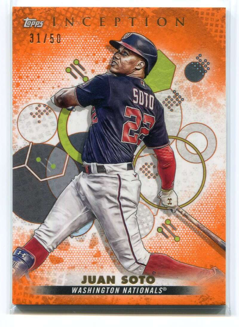 2022 Topps Inception Orange 60 Juan Soto 31/50