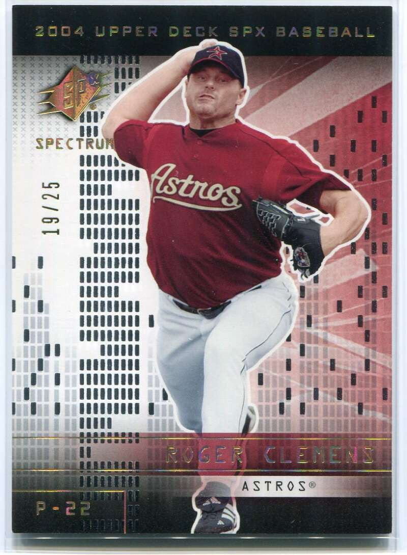 2004 SPx Spectrum 87 Roger Clemens 19/25