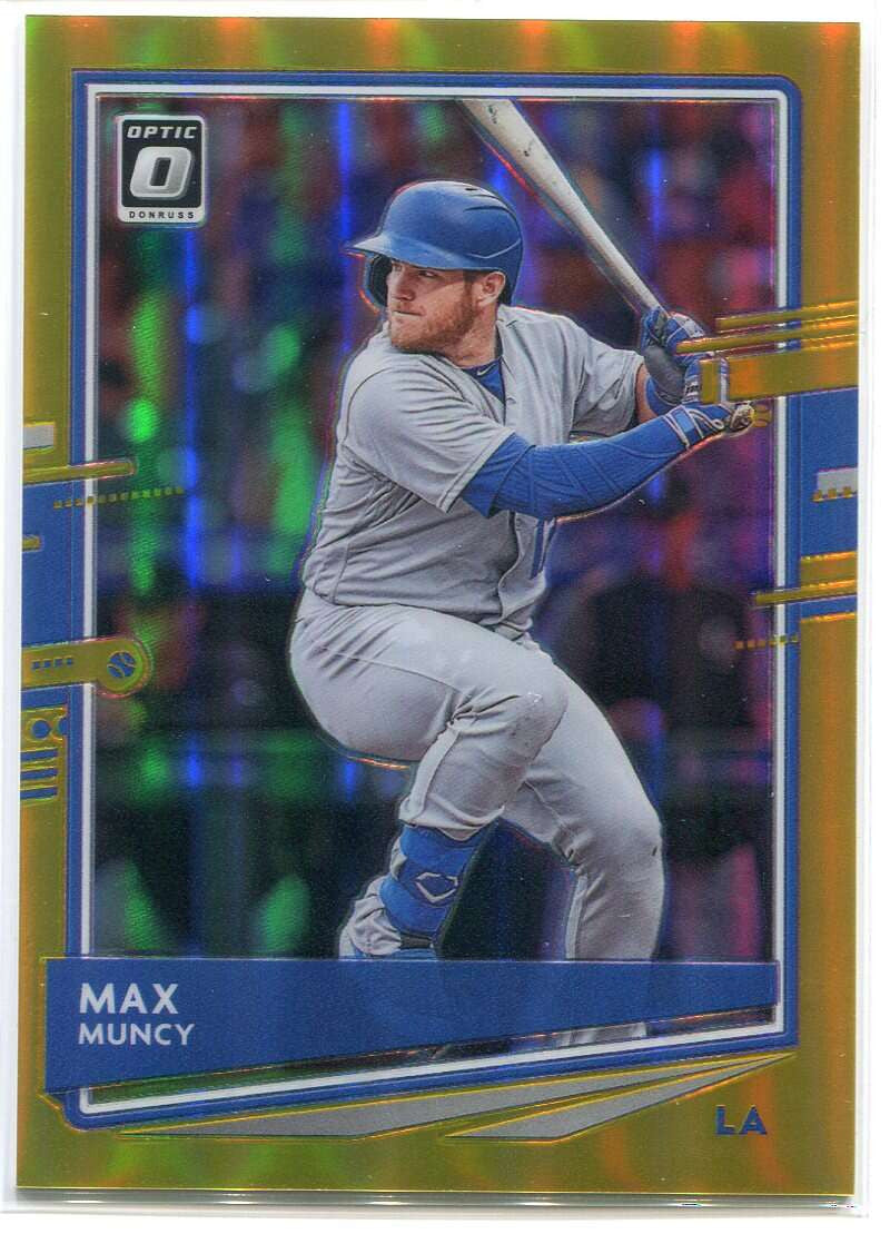 2020 Donruss Optic Gold Refractor 192 Max Muncy 10/10