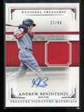 DELETE 115404 2017 National Treasures Signature 36 Andrew Benintendi Rookie Jersey Auto 27/99