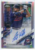 DELETE 115408 2021 Topps Chrome Autographs Refractor RAAK Alex Kirilloff Rookie Auto 385/499