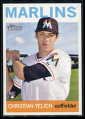 2013 Topps Heritage h536 536 Christian Yelich Rookie