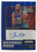 DELETE 115454 2021-22 Panini Chronicles Prizm National Pride Blue Nicolas Batum Auto 23/25