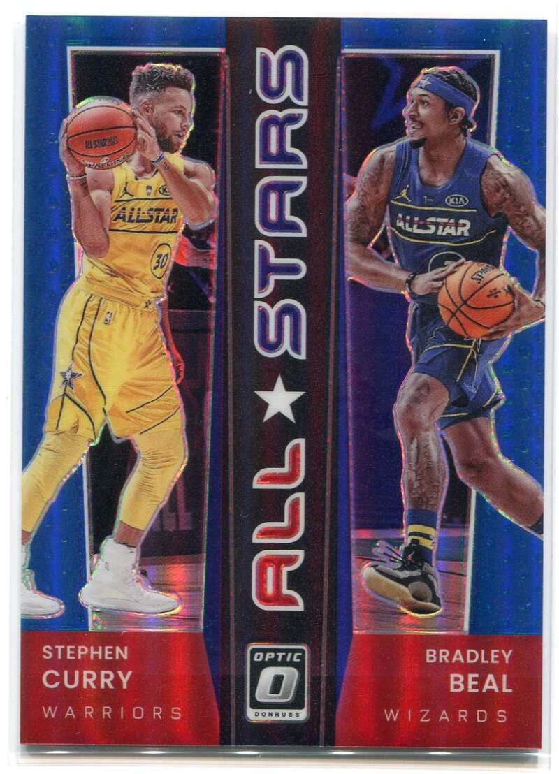 DELETE 115475 2021-22 Donruss Optic All-Stars Blue Refractor 2 Beal Stephen Curry 16/49