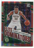 2020-21 Donruss Optic Elite Dominators Red 12 Giannis Antetokounmpo 59/99